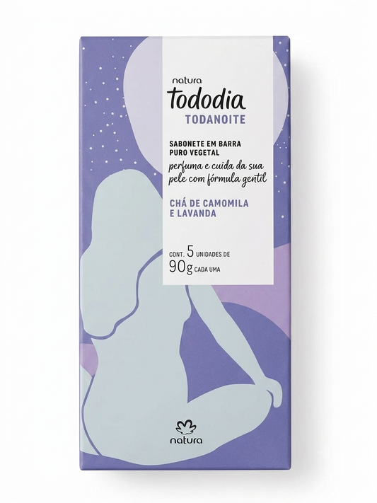 Sabonete Natura chá de camomila e lavanda